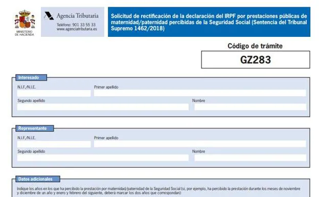 Aeat Descargar El Formulario De Devolución Del Irpf De Maternidad Las Provincias 7700